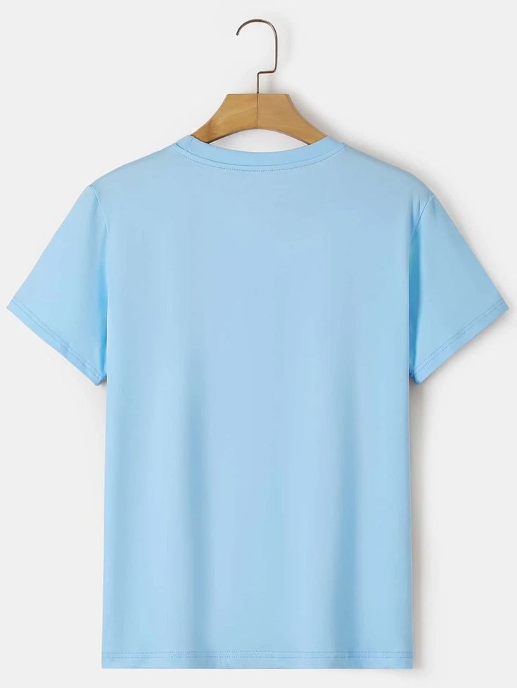 Blue Oversized T shirt
